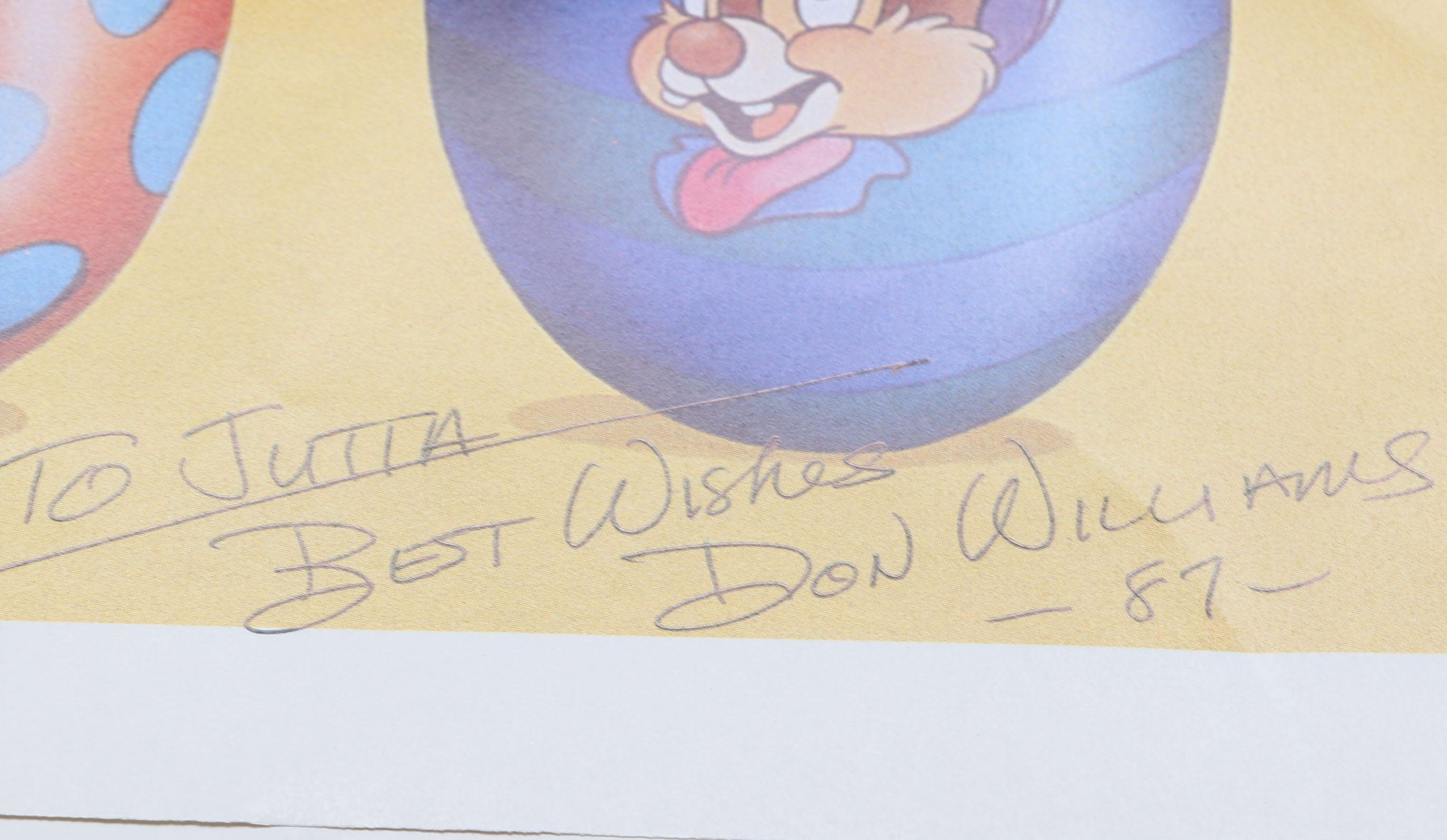 Disney World Easter Parade Program Signed by Animator Don Williams