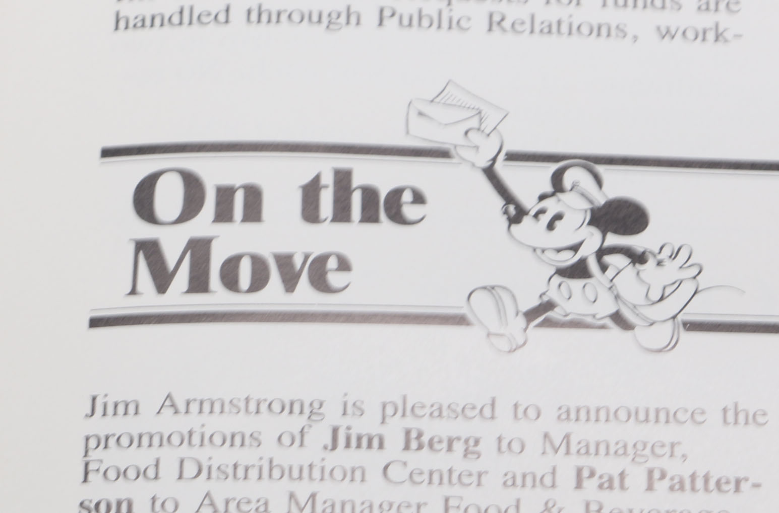 Disney World Easter Parade Program Signed by Animator Don Williams