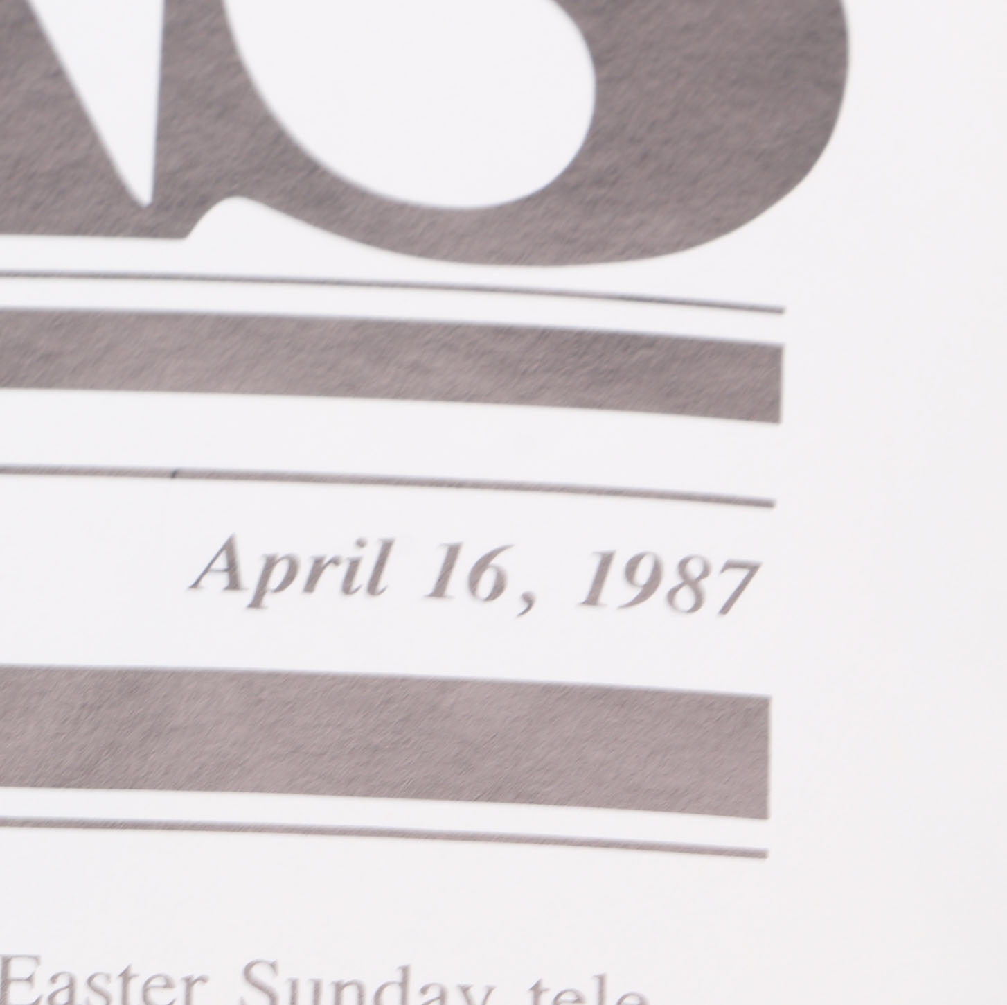 Disney World Easter Parade Program Signed by Animator Don Williams