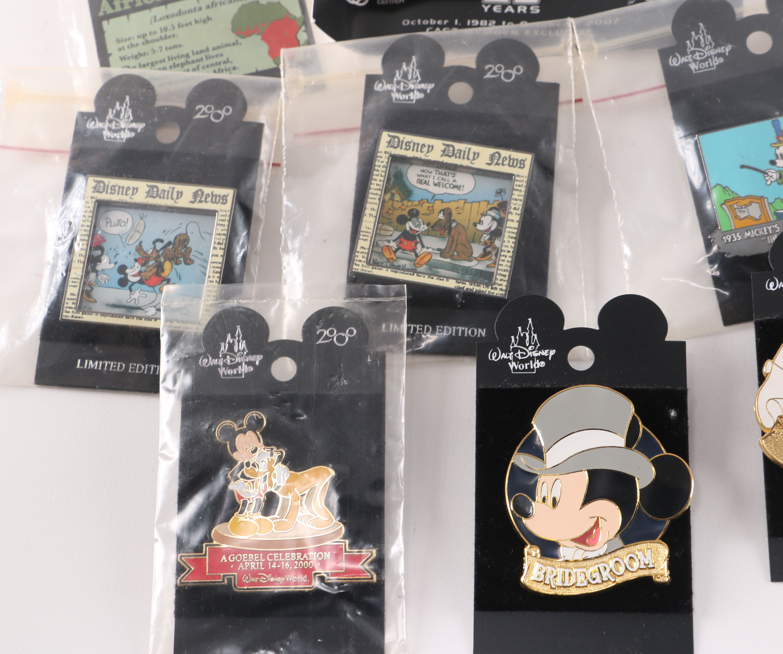 Collection of Mickey Mouse Universe Disney Pins