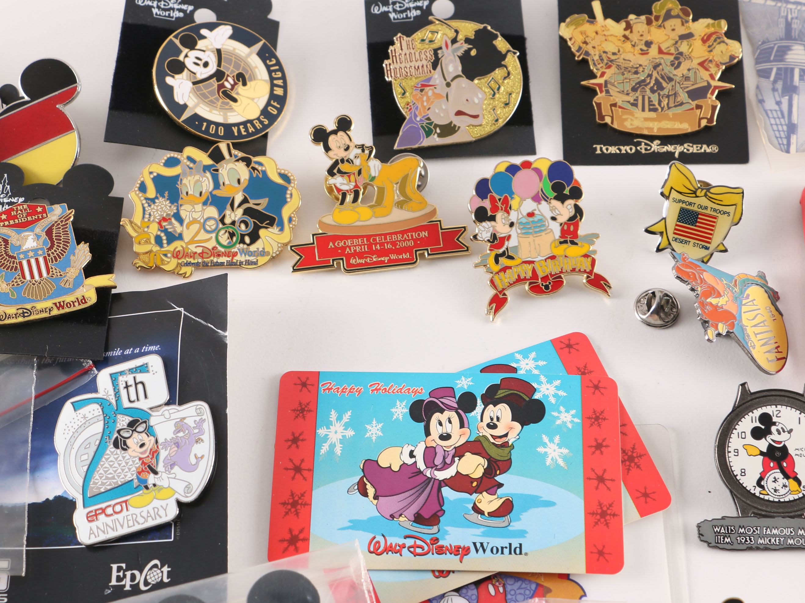 Collection of Mickey Mouse Universe Disney Pins