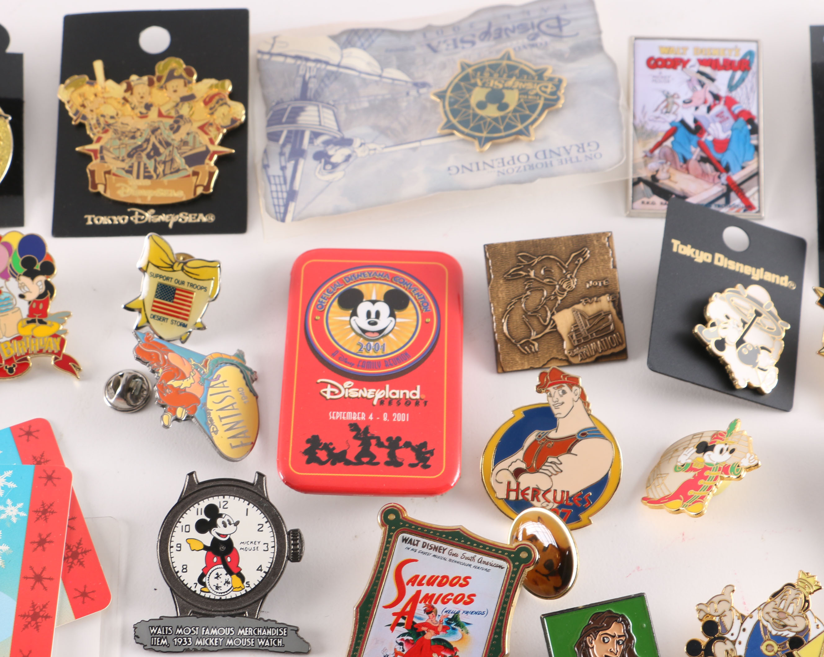 Collection of Mickey Mouse Universe Disney Pins