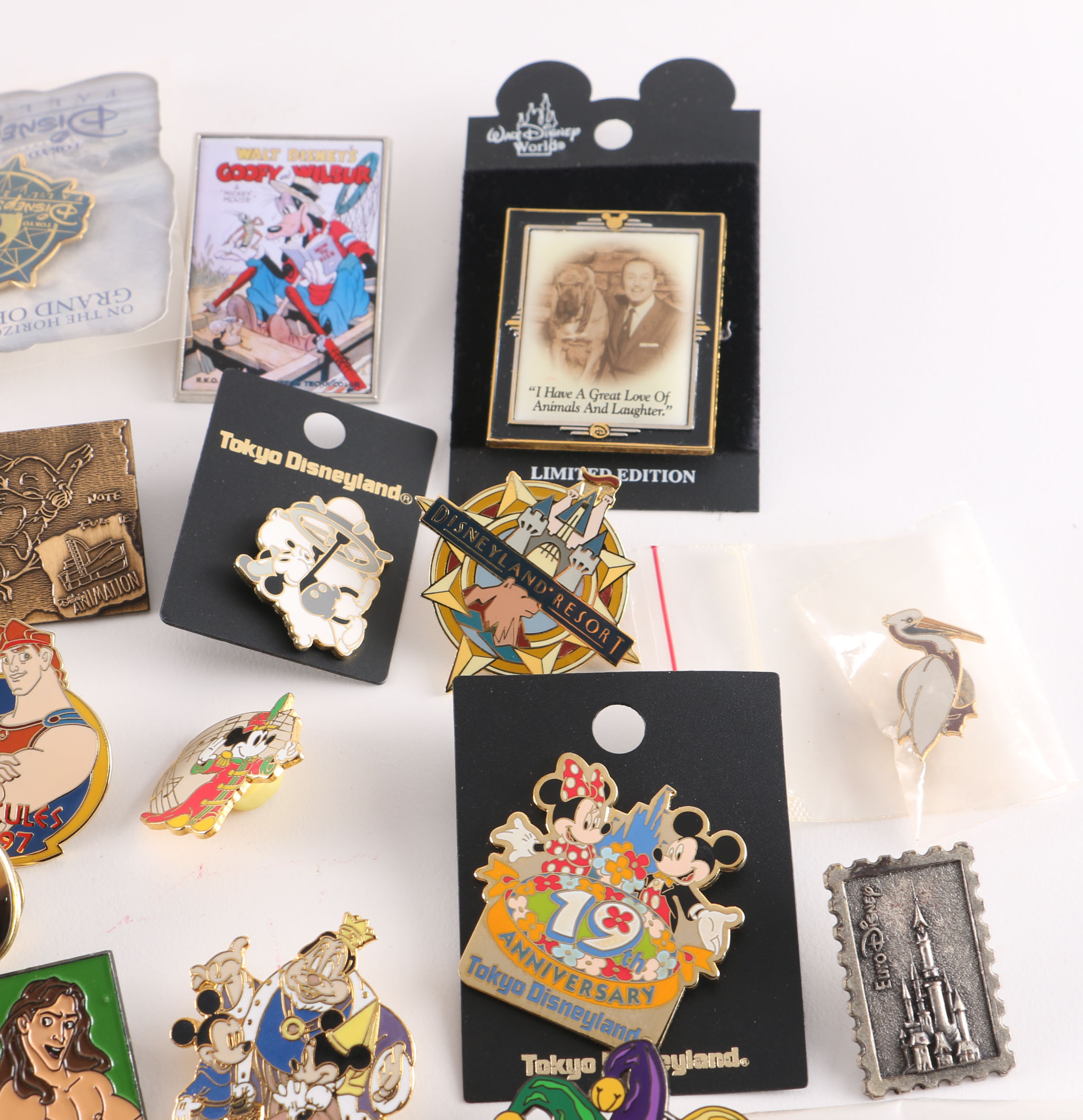 Collection of Mickey Mouse Universe Disney Pins