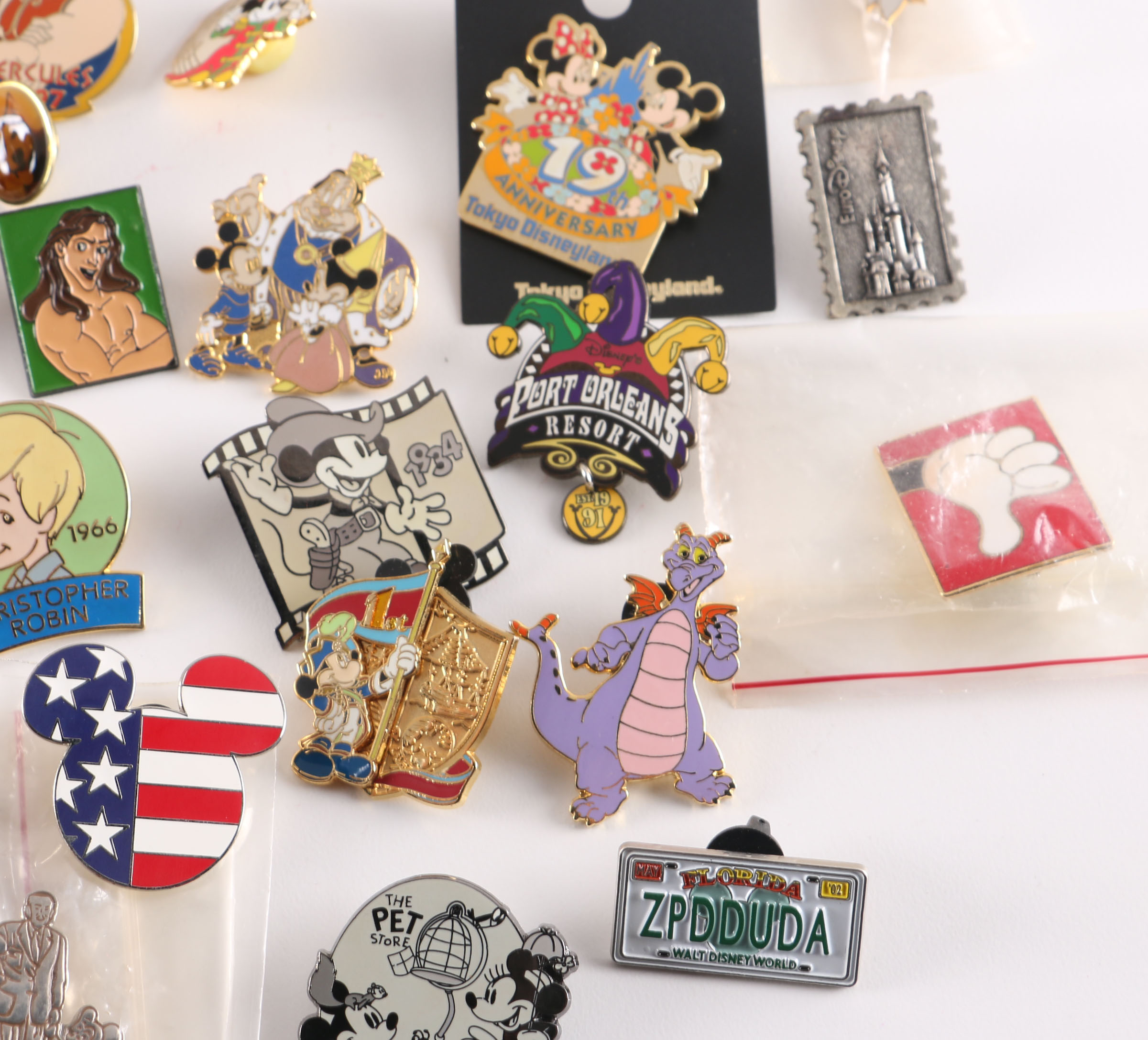 Collection of Mickey Mouse Universe Disney Pins