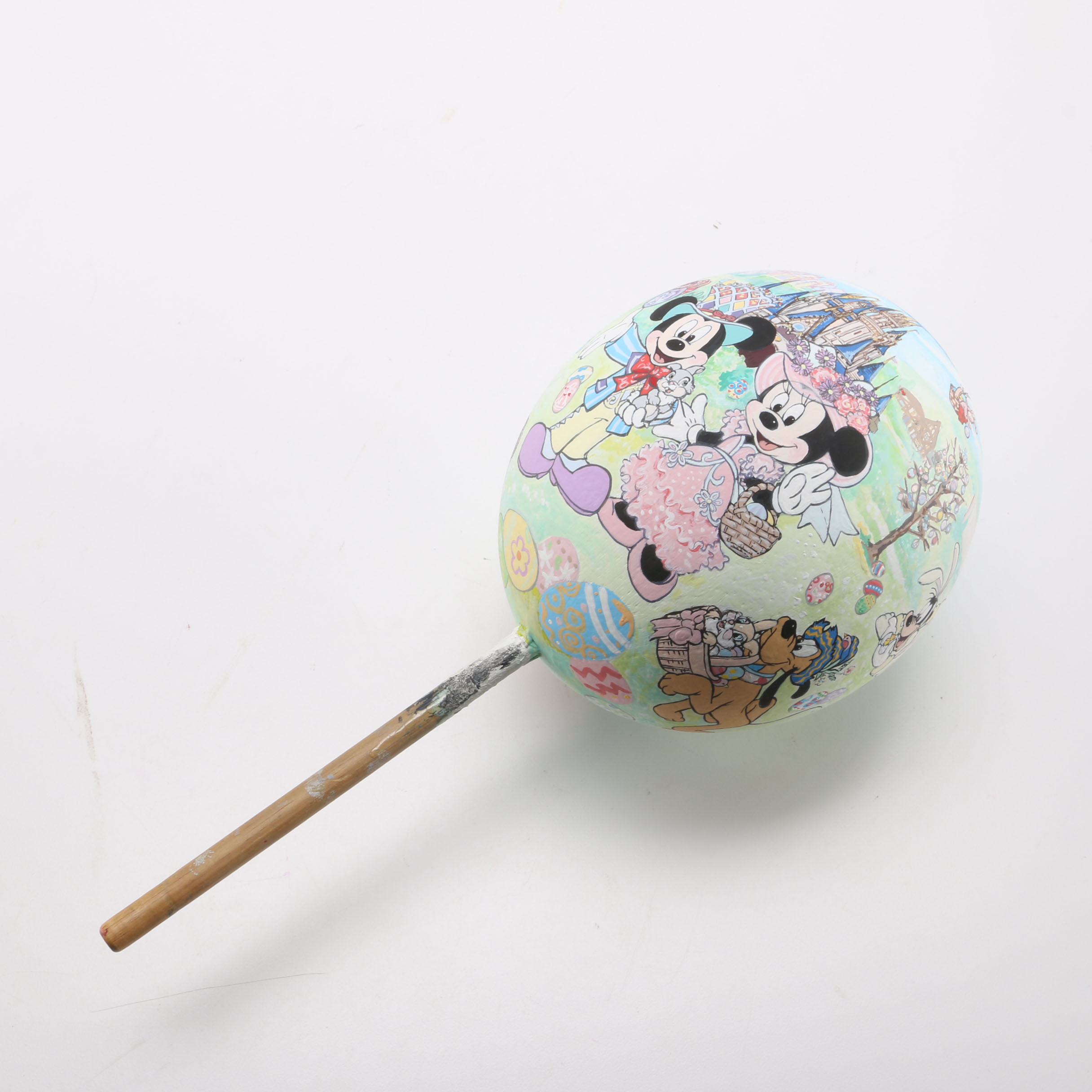 Hand-Painted Ostrich Egg