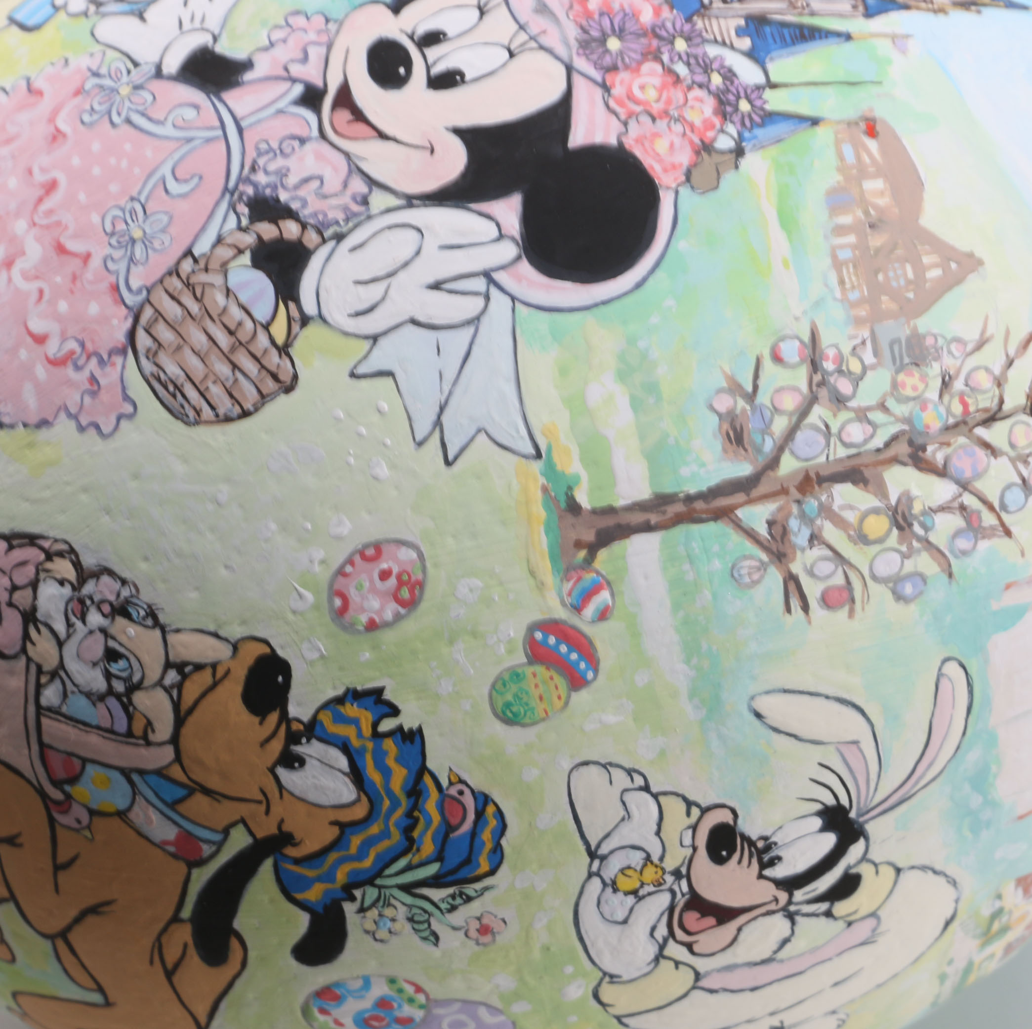 Hand-Painted Ostrich Egg