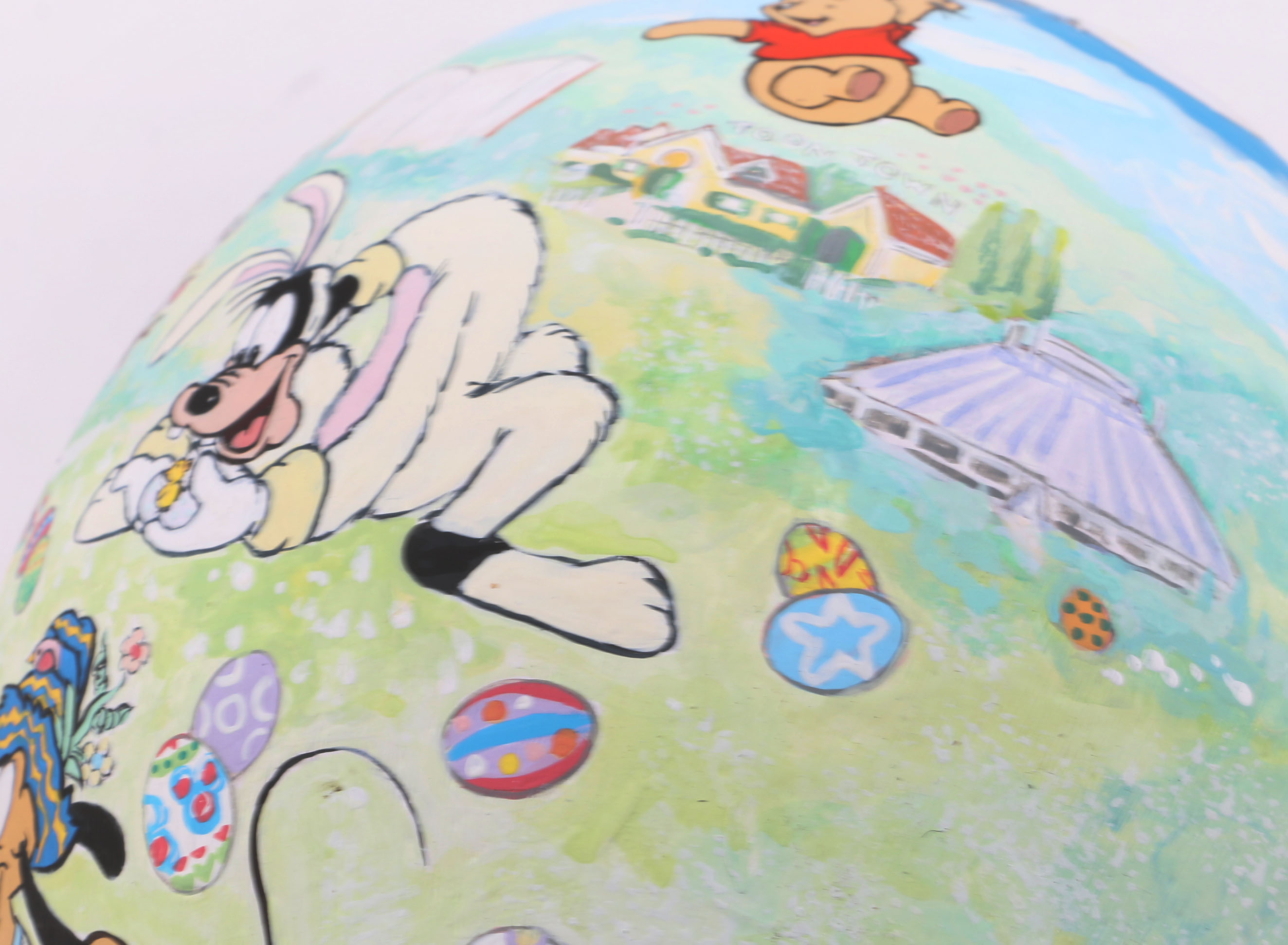 Hand-Painted Ostrich Egg