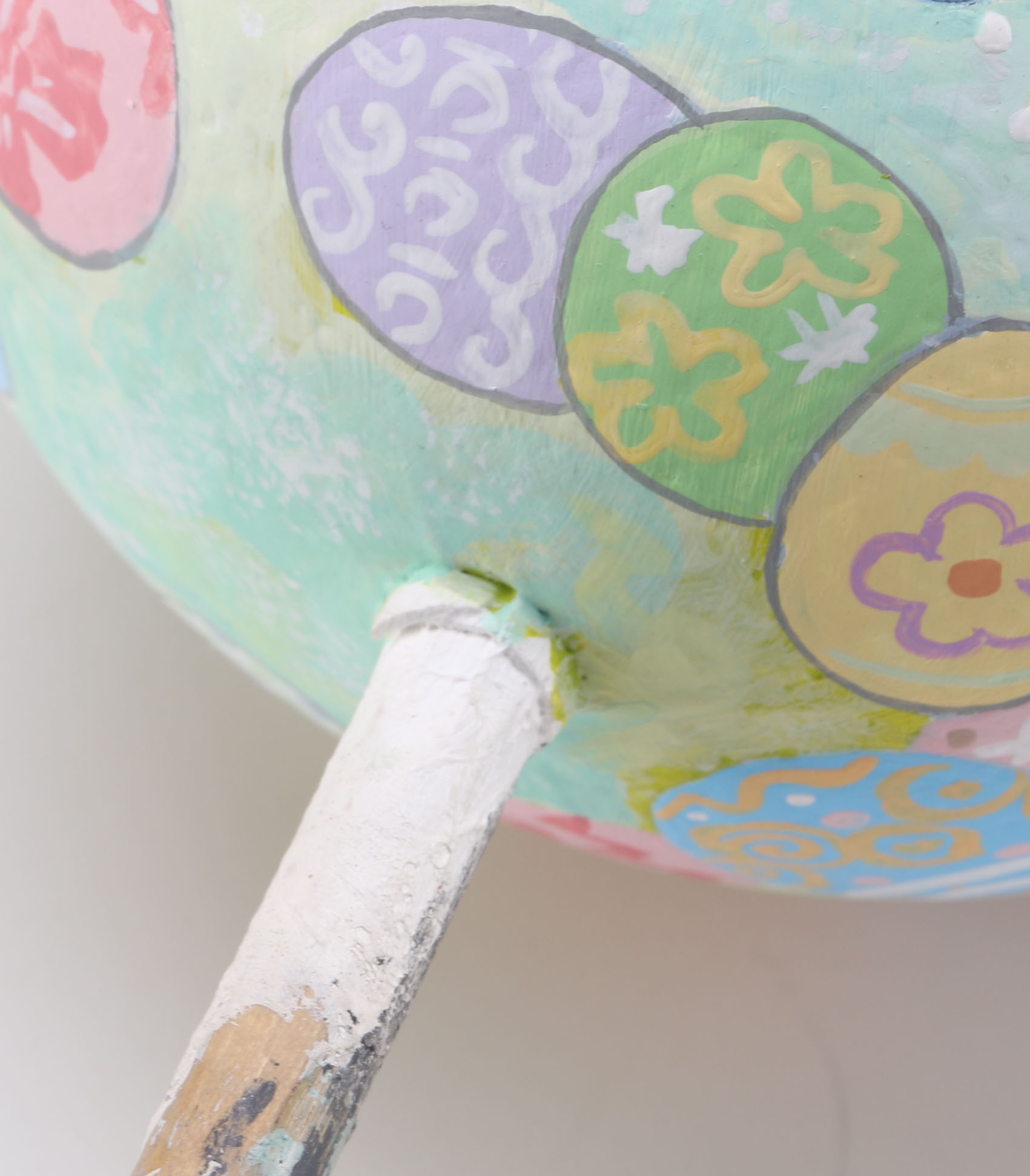 Hand-Painted Ostrich Egg