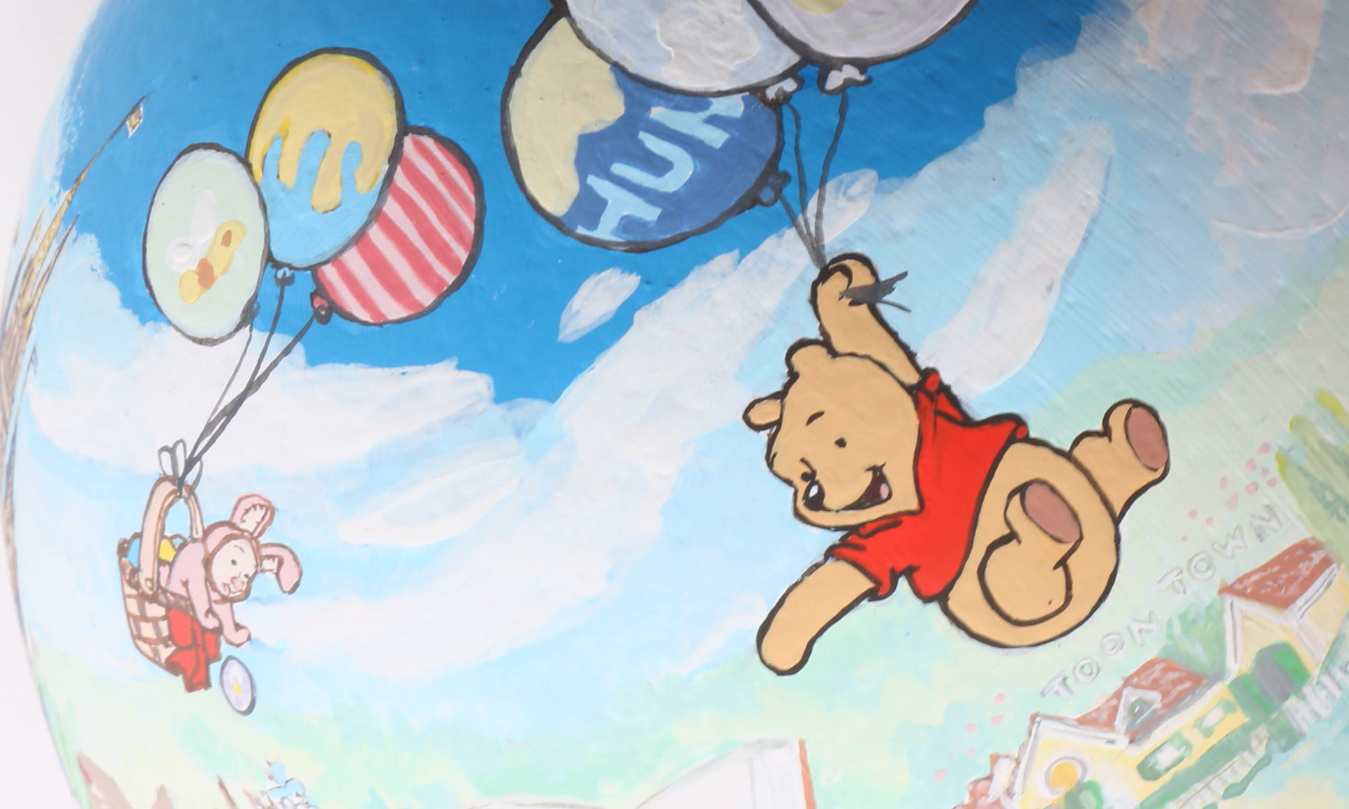 Hand-Painted Ostrich Egg