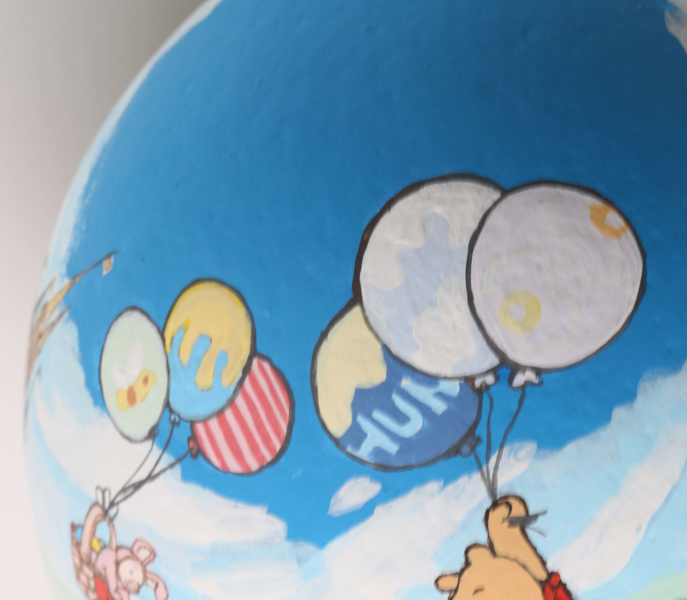 Hand-Painted Ostrich Egg