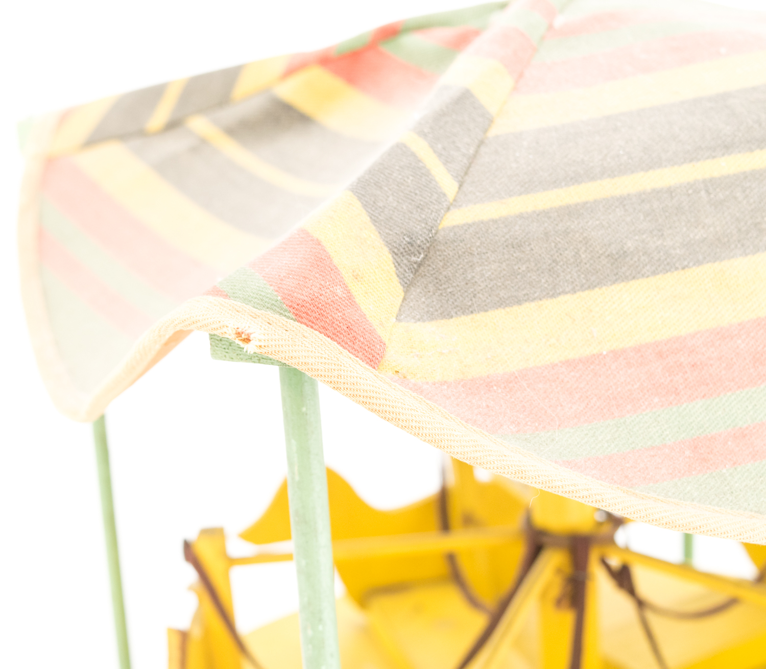 Vintage Original Dionne Quintuplets Wood and Canvas Doll Carousel
