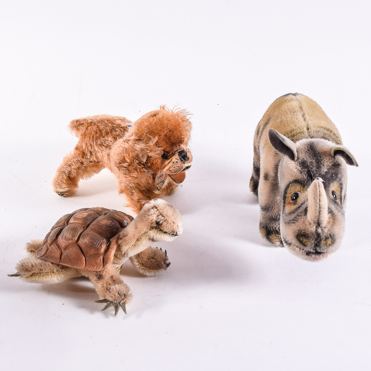 Set of Steiff Stuffed Animals