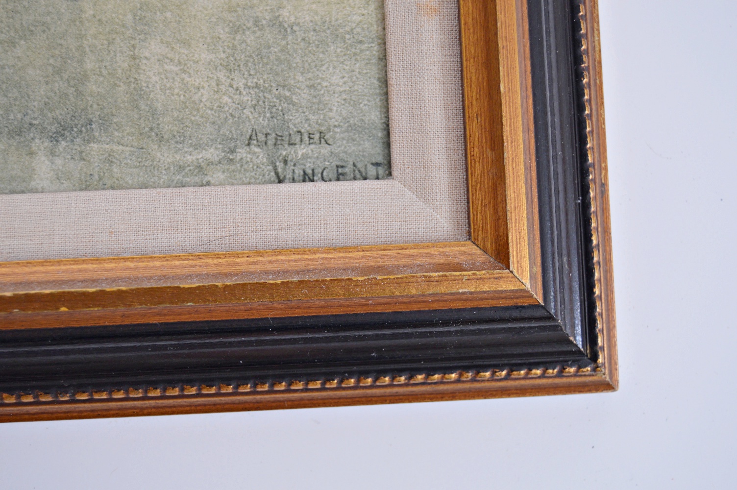 Van Gogh Offset Lithograph "Woman Grinding Coffee"