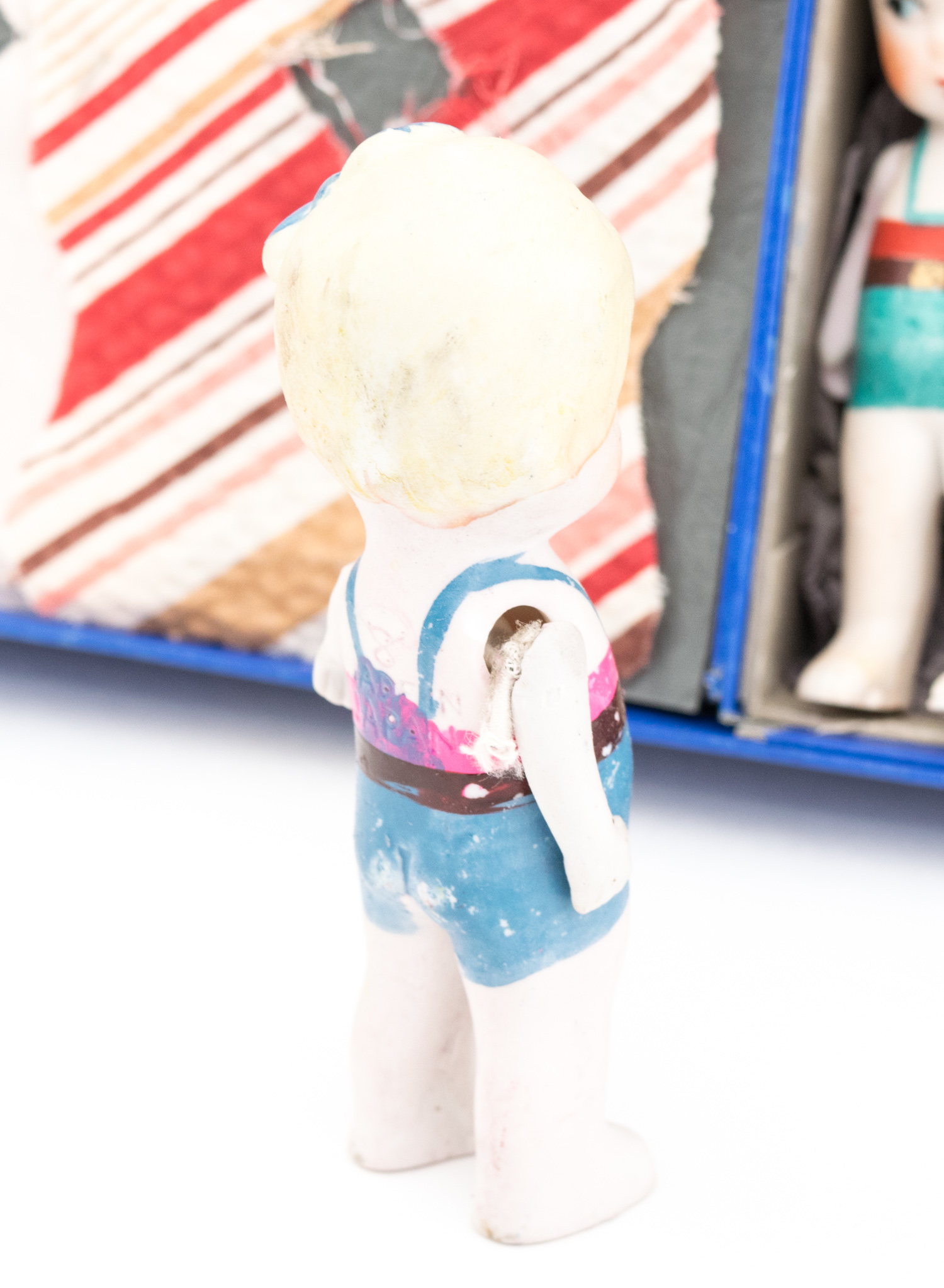 Vintage Quintuplets Sewing Set with Dolls by American Toy Works