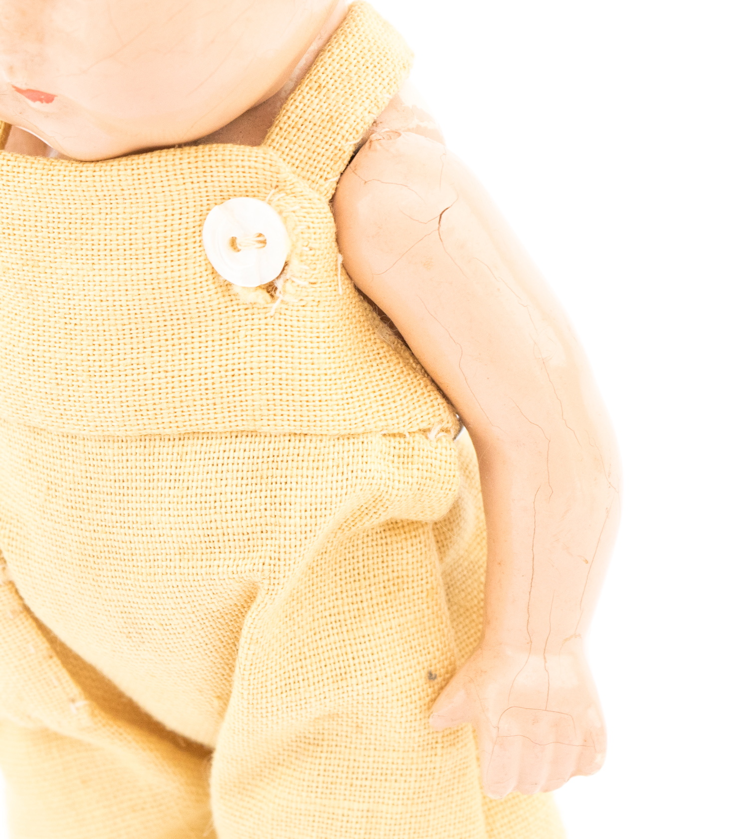 1930s Madame Alexander Dionne Quints Composition Dolls and Dr. Dafoe Doll with Five Wooden Rockers
