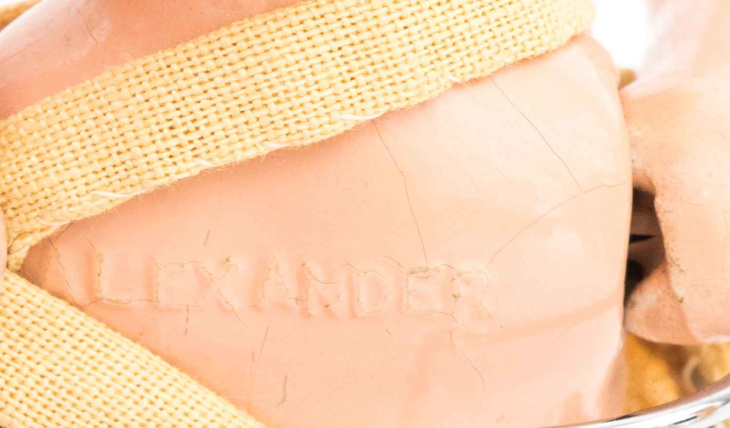 1930s Madame Alexander Dionne Quints Composition Dolls and Dr. Dafoe Doll with Five Wooden Rockers