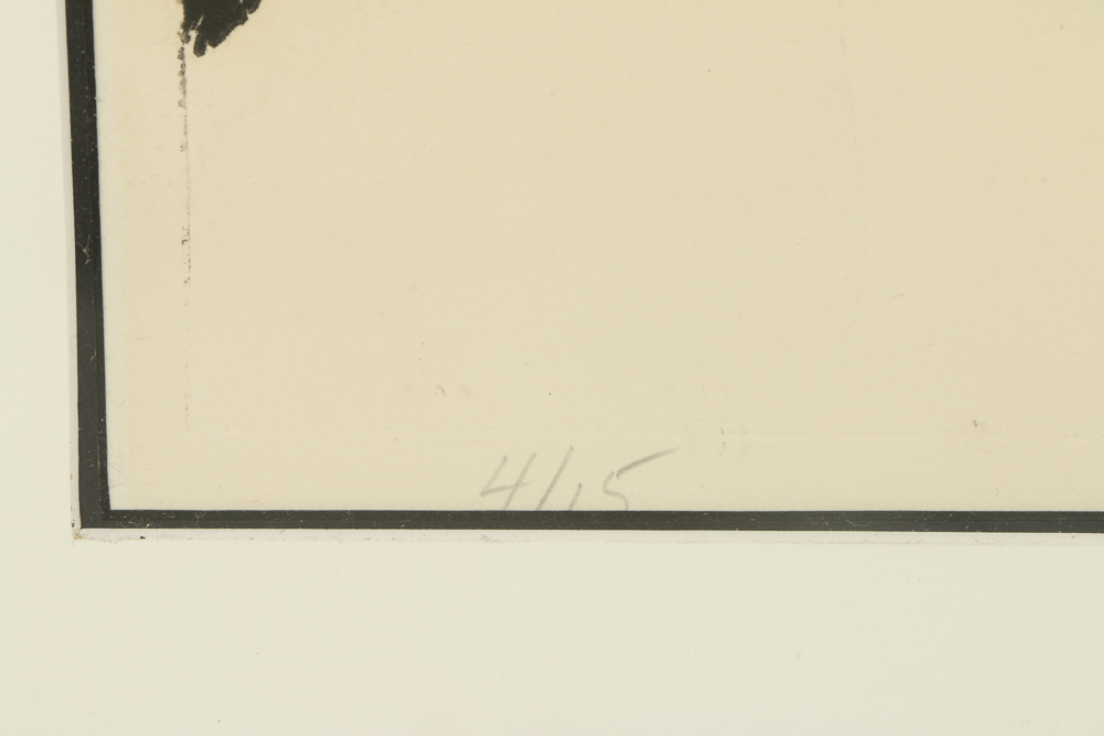 Lee Waisler Limited Edition Framed Intaglio Print