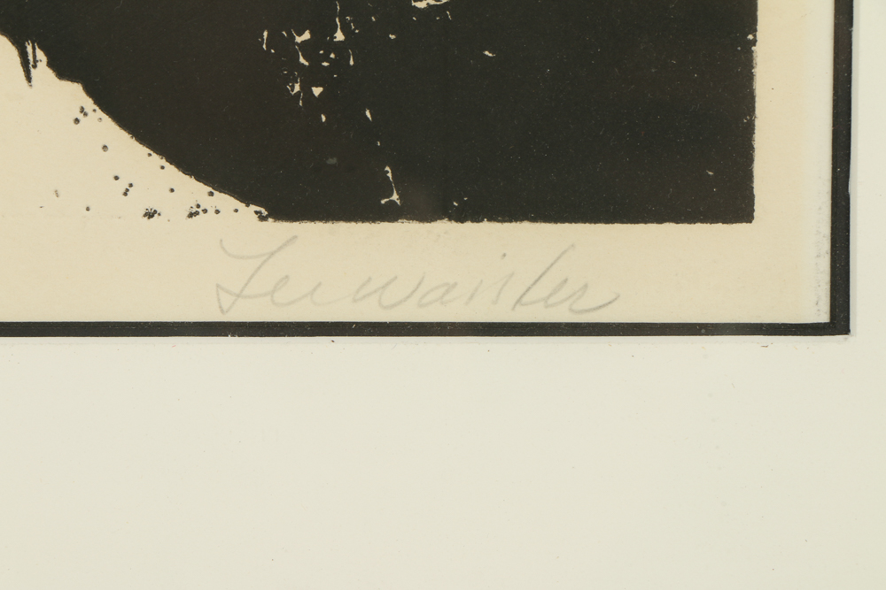 Lee Waisler Limited Edition Framed Intaglio Print