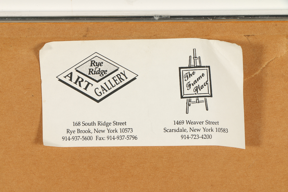 Lee Waisler Limited Edition Framed Intaglio Print