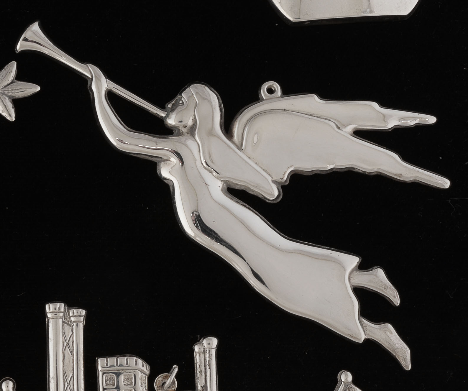 Gorham Sterling Silver "American Heritage" Christmas Ornaments