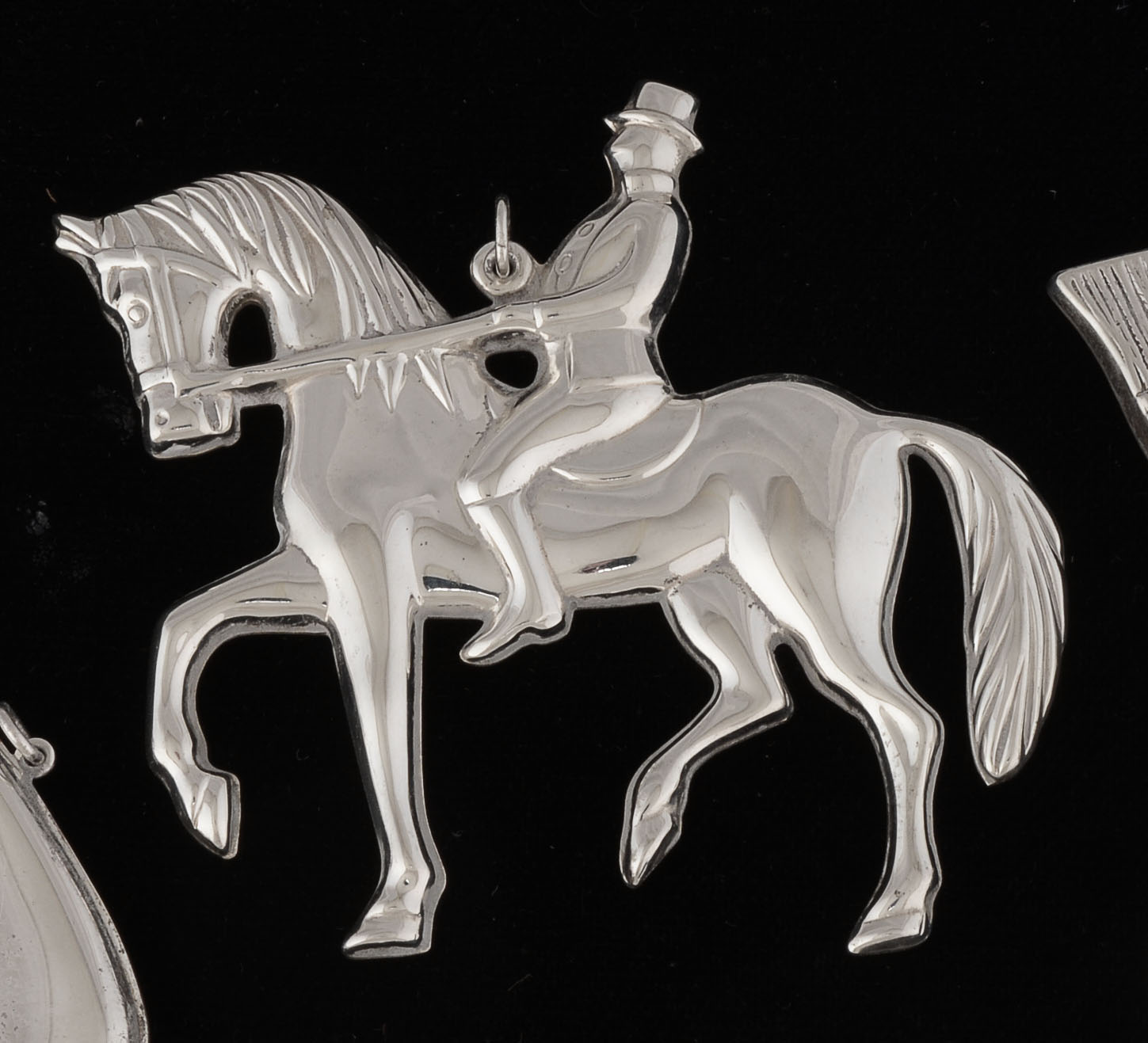 Gorham Sterling Silver "American Heritage" Christmas Ornaments