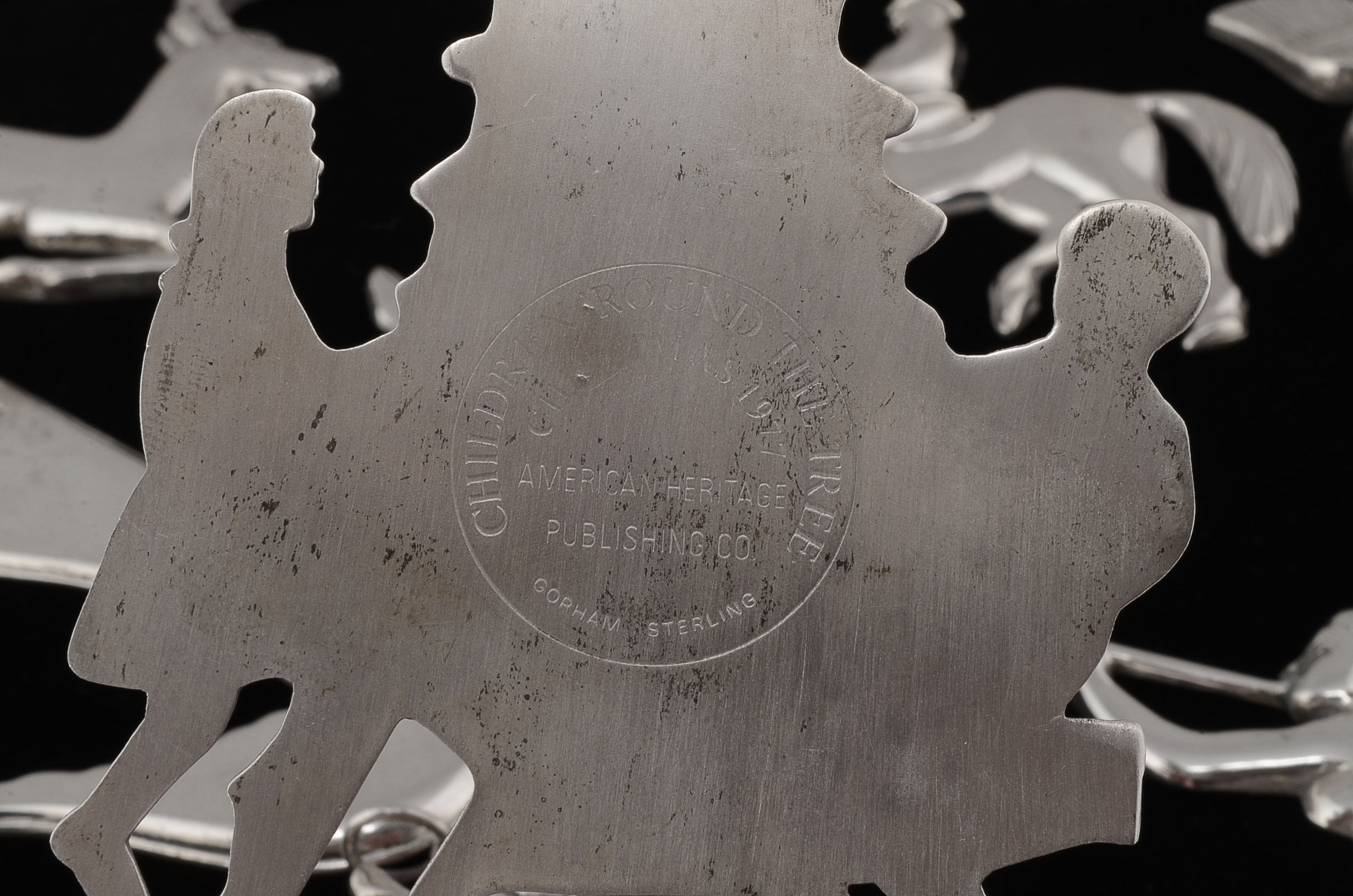 Gorham Sterling Silver "American Heritage" Christmas Ornaments