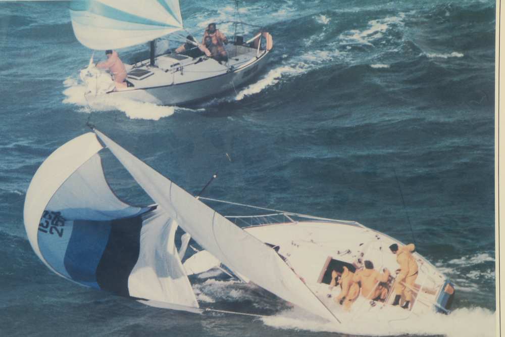 Tom Leutwiler Offset Lithograph "Flexible Flyer"