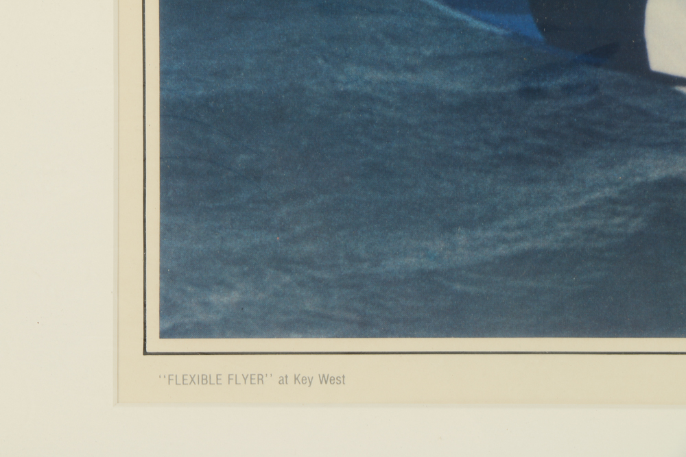 Tom Leutwiler Offset Lithograph "Flexible Flyer"