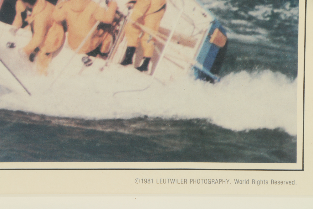 Tom Leutwiler Offset Lithograph "Flexible Flyer"