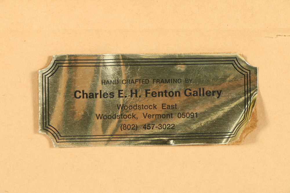 Tom Leutwiler Offset Lithograph "Flexible Flyer"