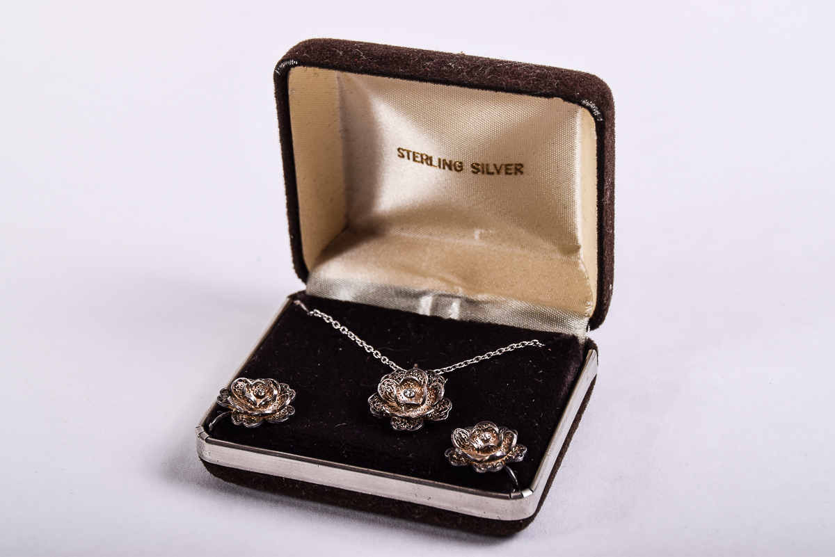 Pair of Sterling Silver Jewelry Sets