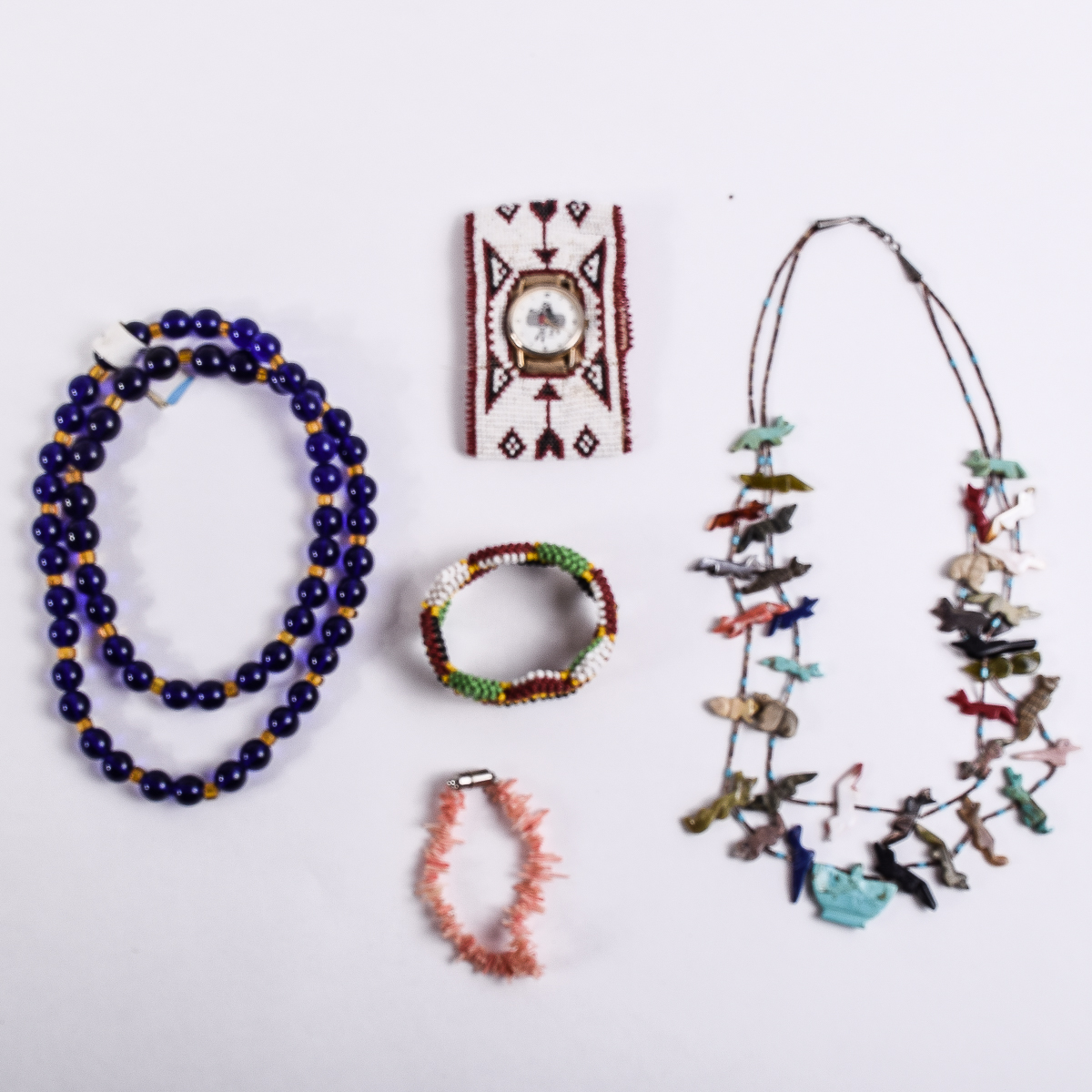 Grouping of Southwestern Themed Jewelry