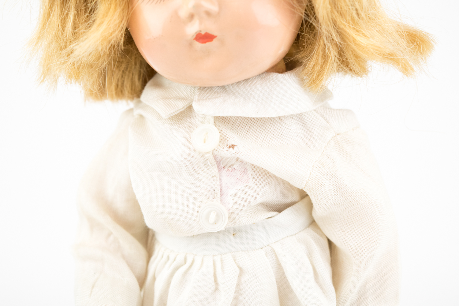 1930s Composition Dionne Quintuplets' Nurse and Dr. Dafoe Dolls