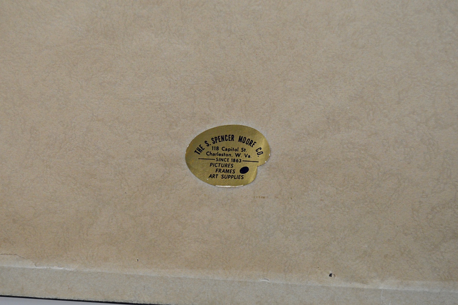 1950s Offset Lithograph Cat Print