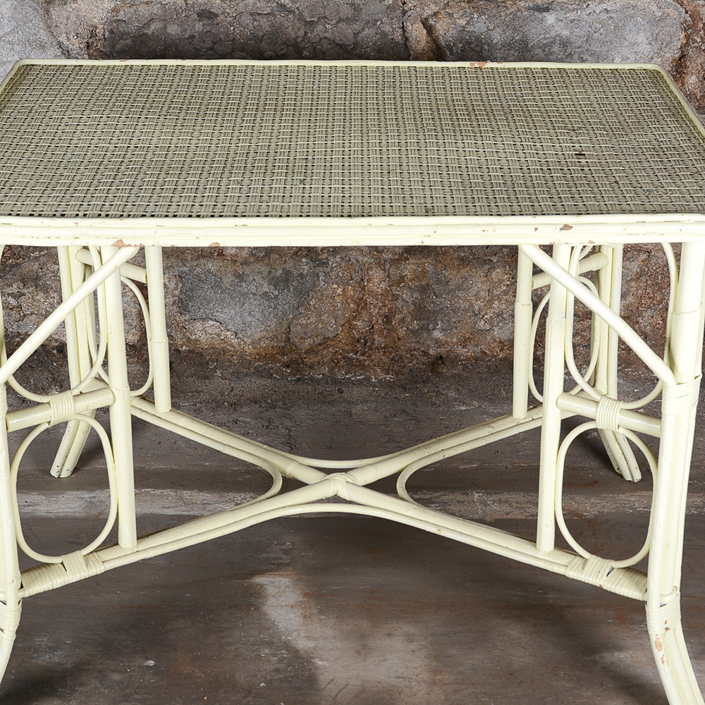 Mid 20th Century Rattan Dining Set