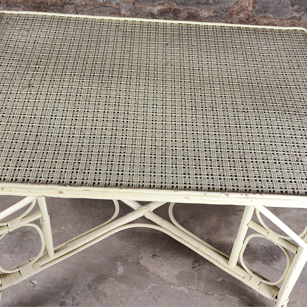 Mid 20th Century Rattan Dining Set