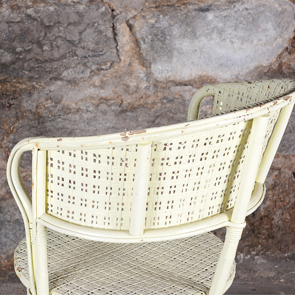 Mid 20th Century Rattan Dining Set