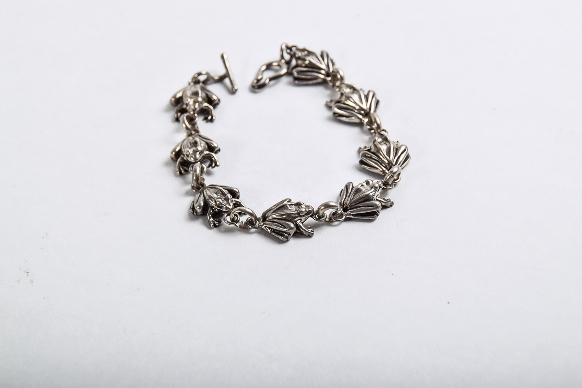 Collection of Five Sterling Silver Bracelets