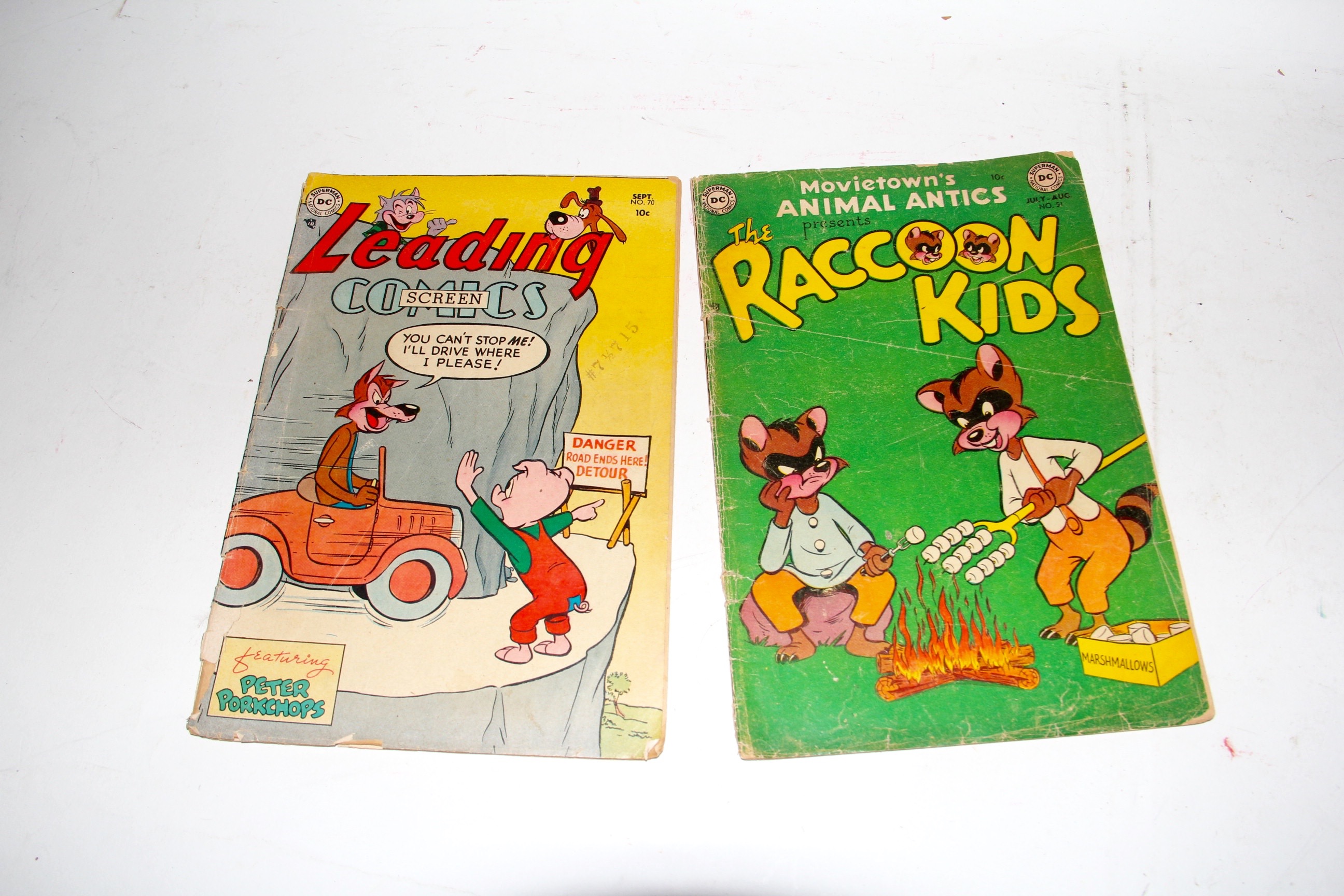 Assortment of 1950s DC Comics Featuring Batman and Hopalong Cassidy