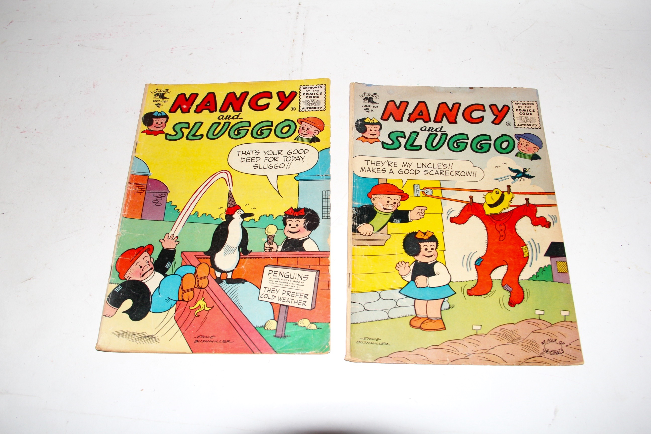 Assortment of Vintage Comic Books Including Nancy and Sluggo