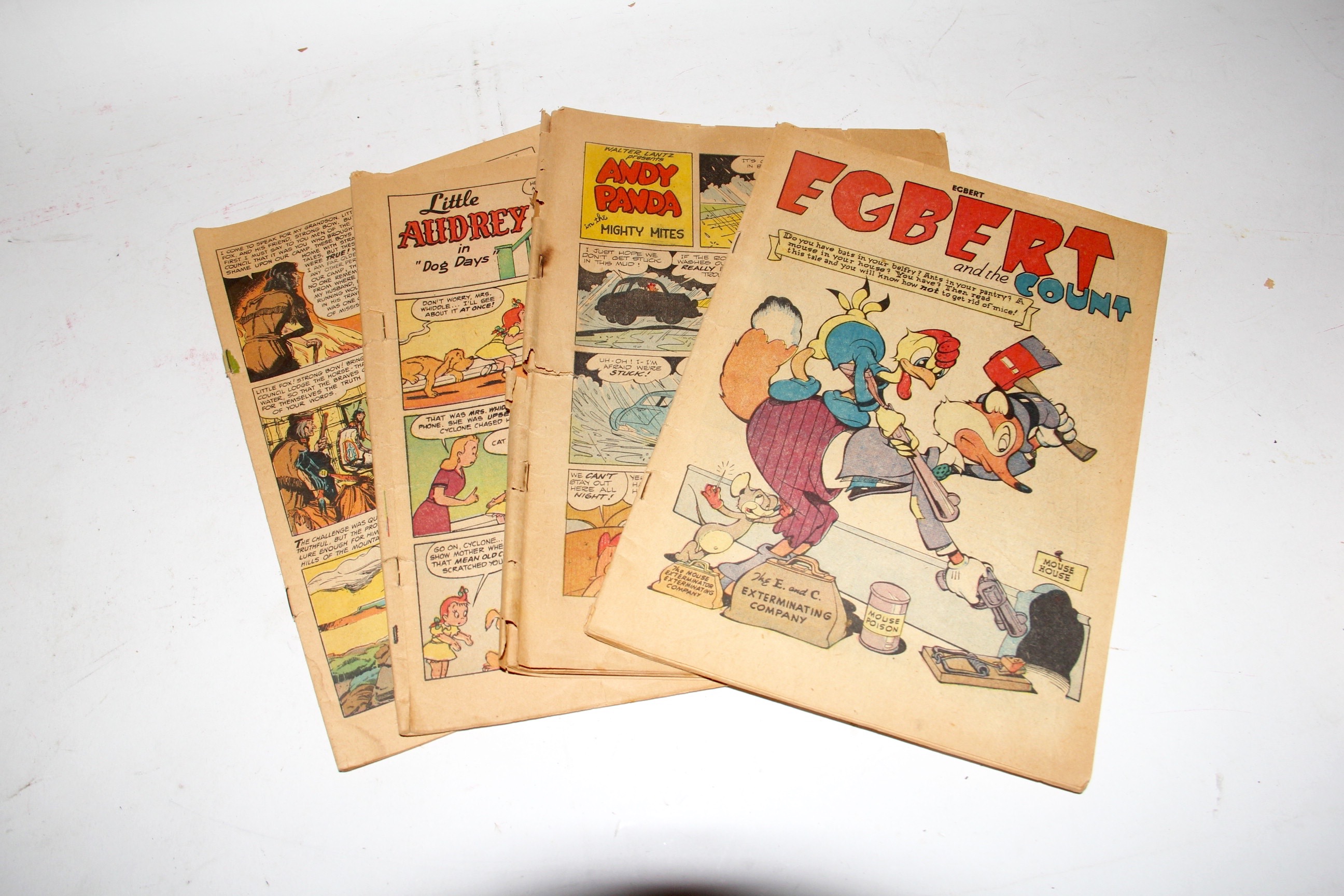 Assortment of Vintage Comic Books Including Nancy and Sluggo