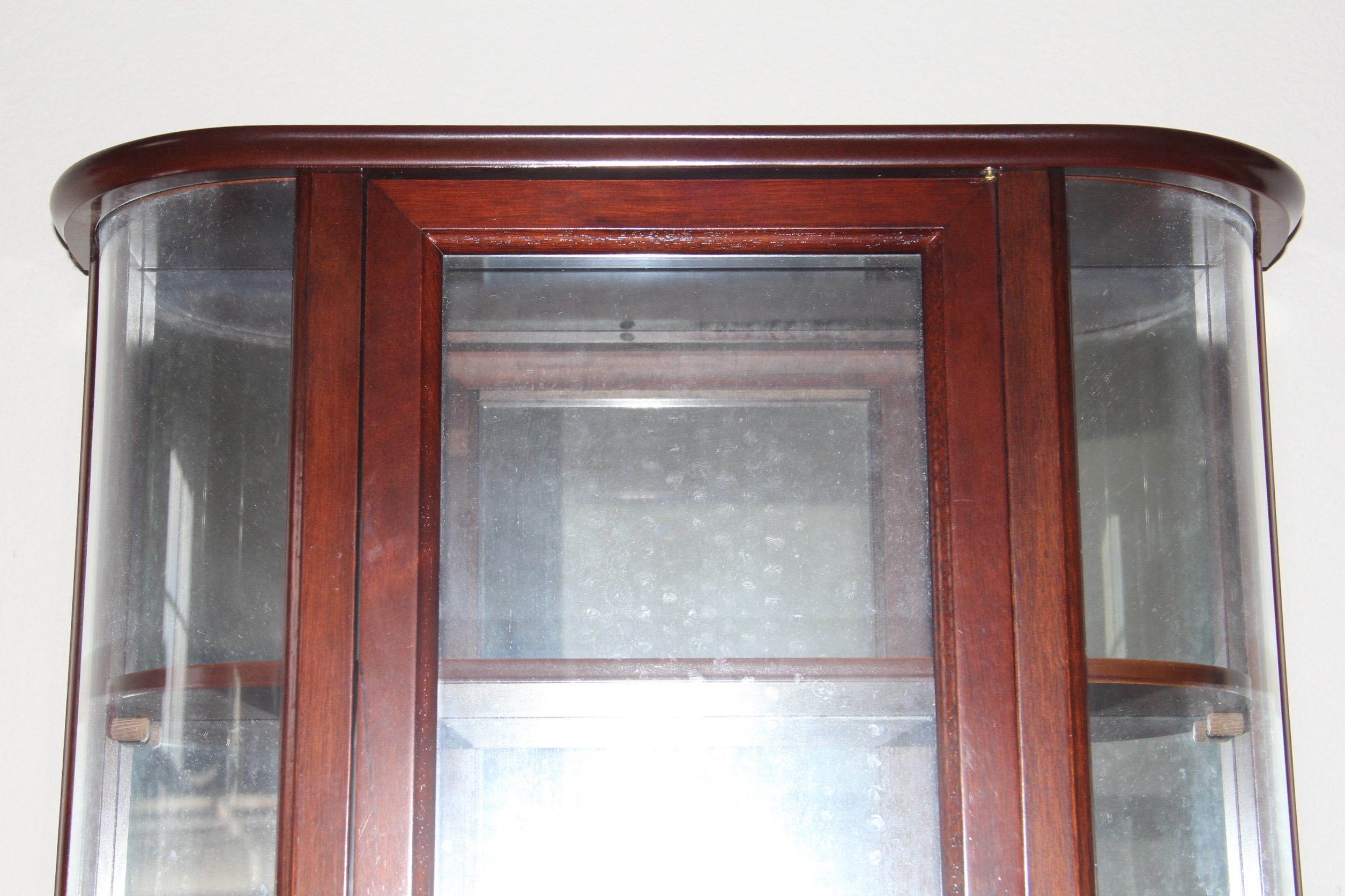 The Bombay CompanySmall Contemporary Bowfront Curio Cabinet