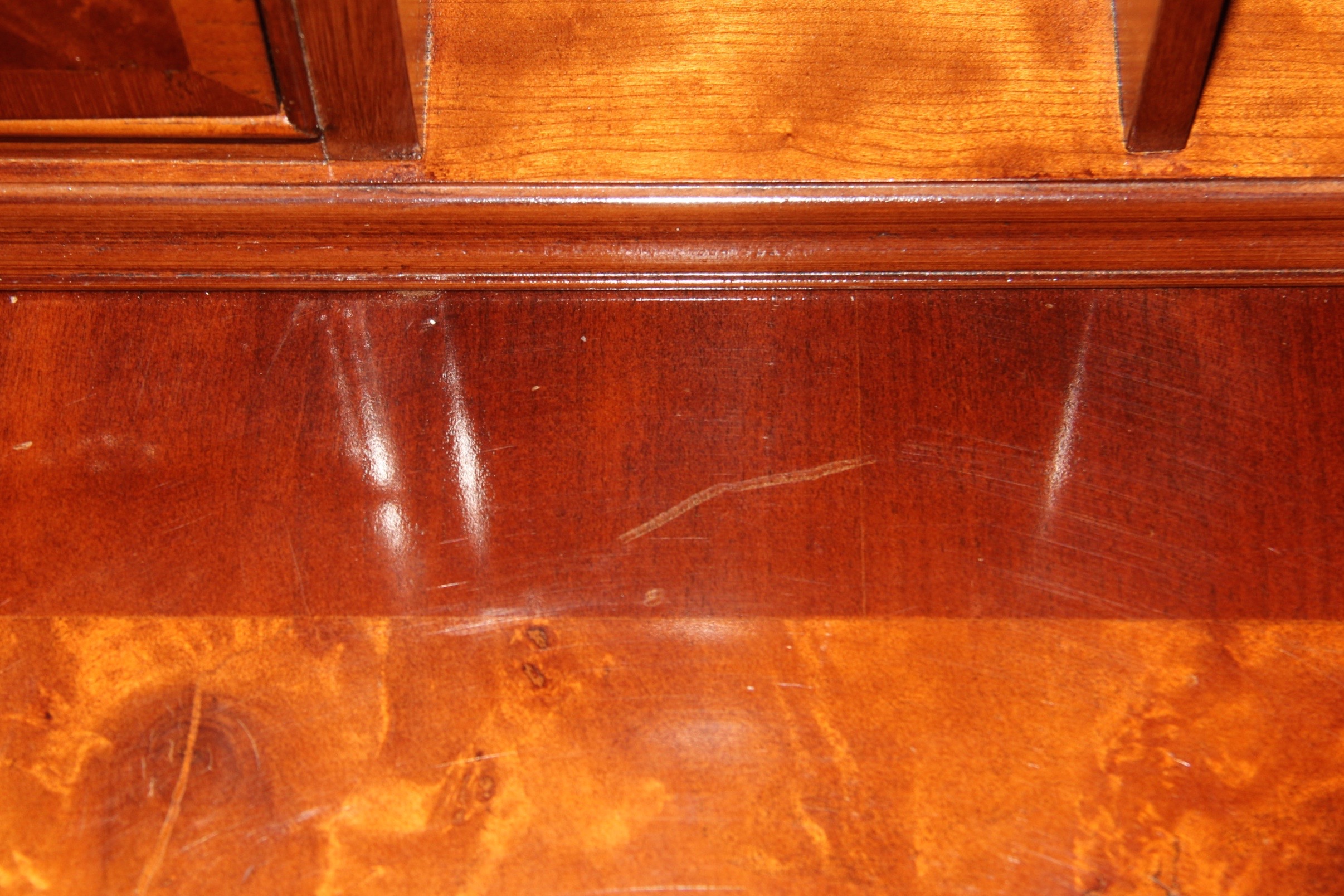 Contemporary Hepplewhite Style Desk with Gallery