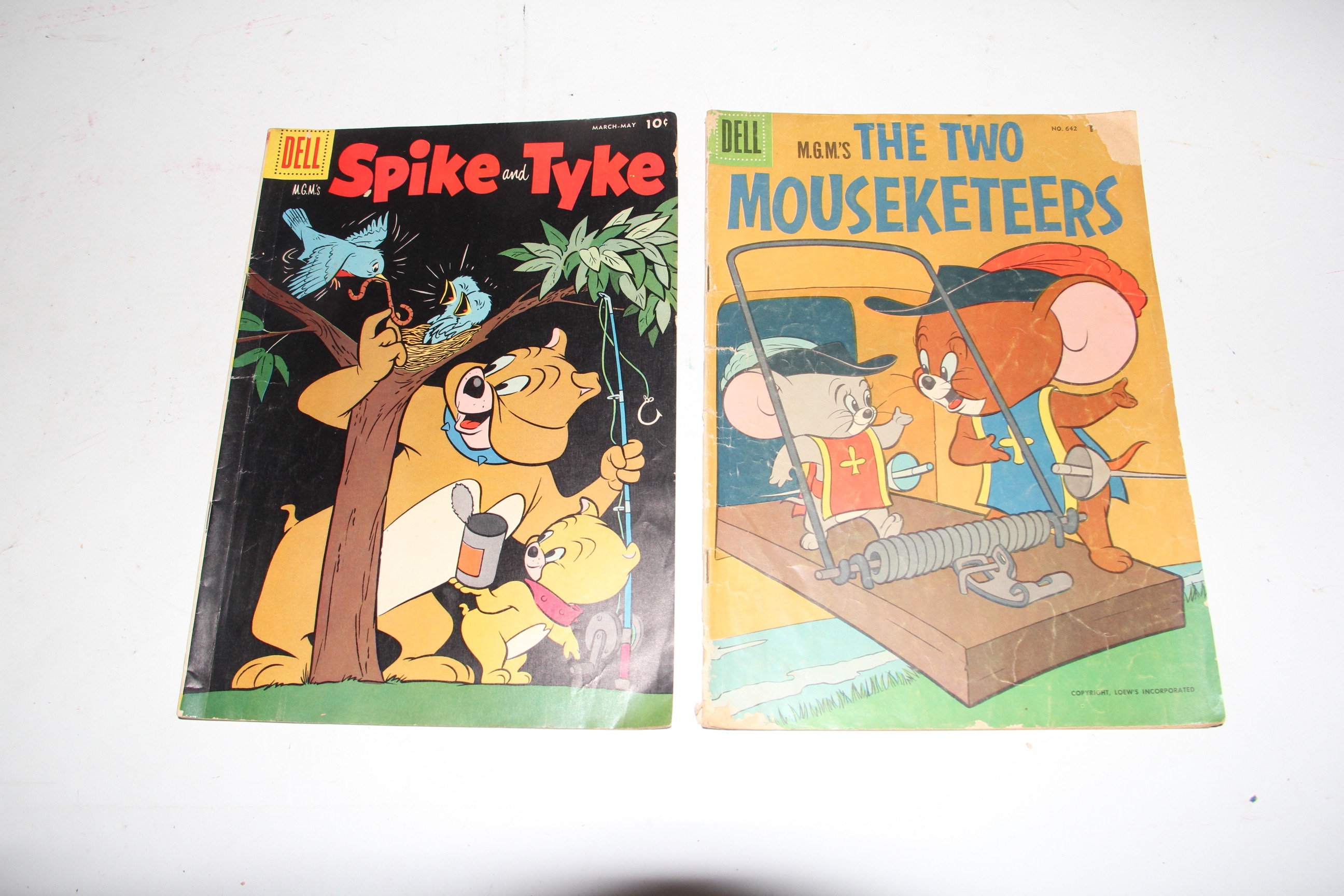 1950s Dell Comic Books Including Warner Brothers and MGM Cartoons