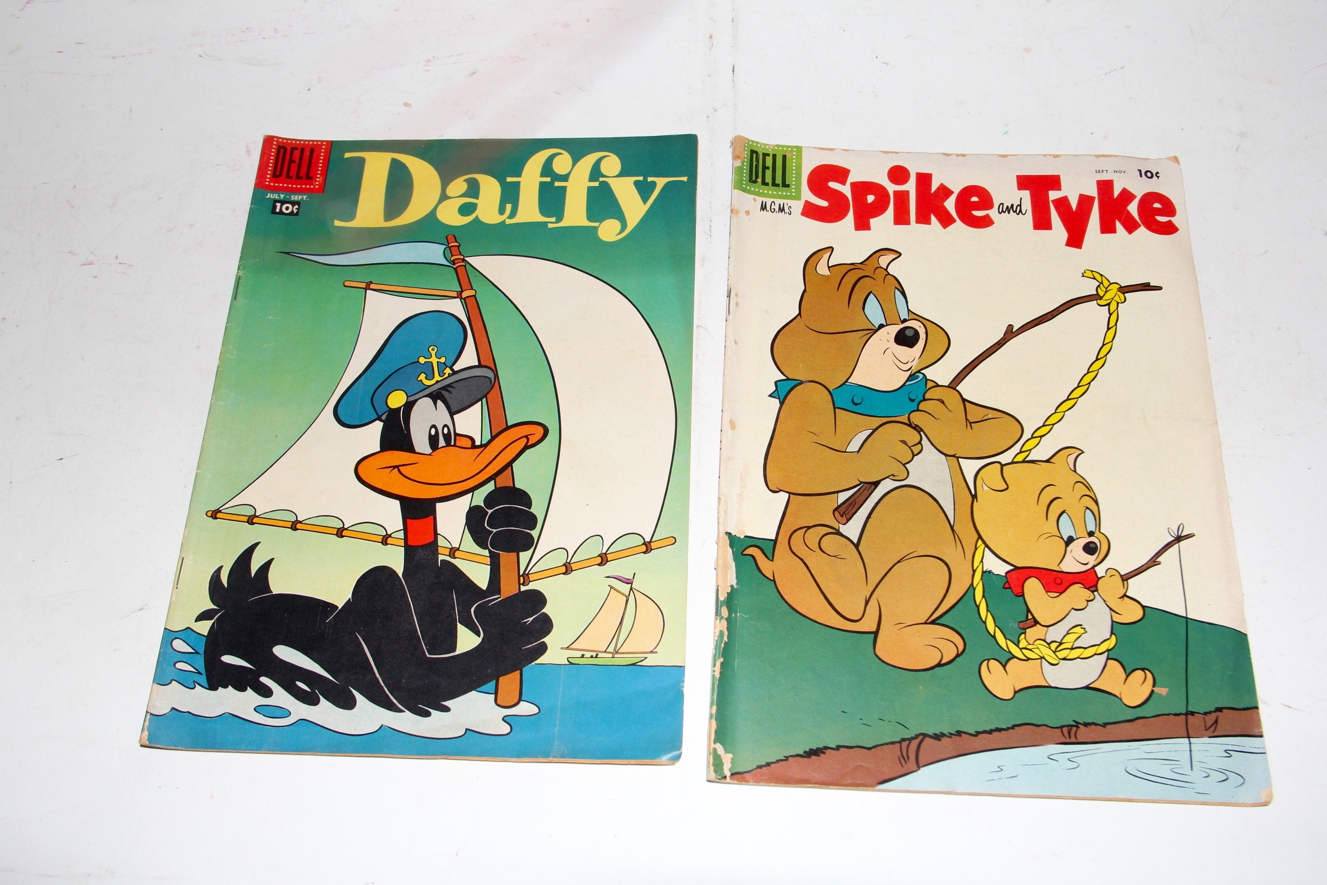 1950s Dell Comic Books Including Warner Brothers and MGM Cartoons