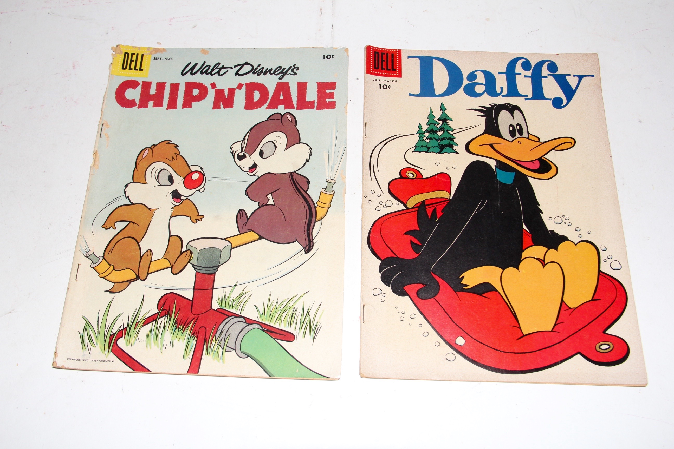1950s Dell Comic Books Including Warner Brothers and MGM Cartoons