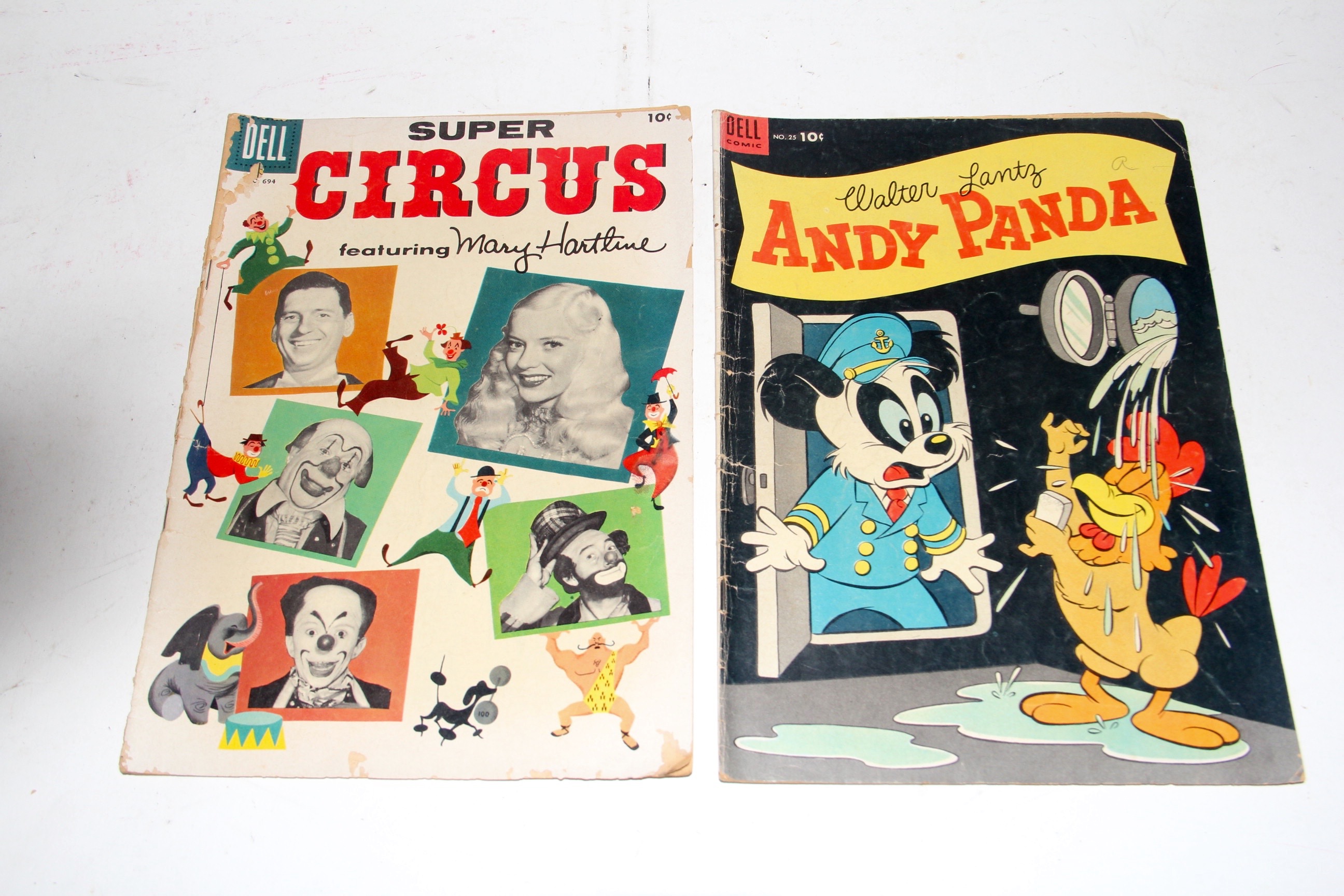 1950s Dell Comic Books Including Warner Brothers and MGM Cartoons