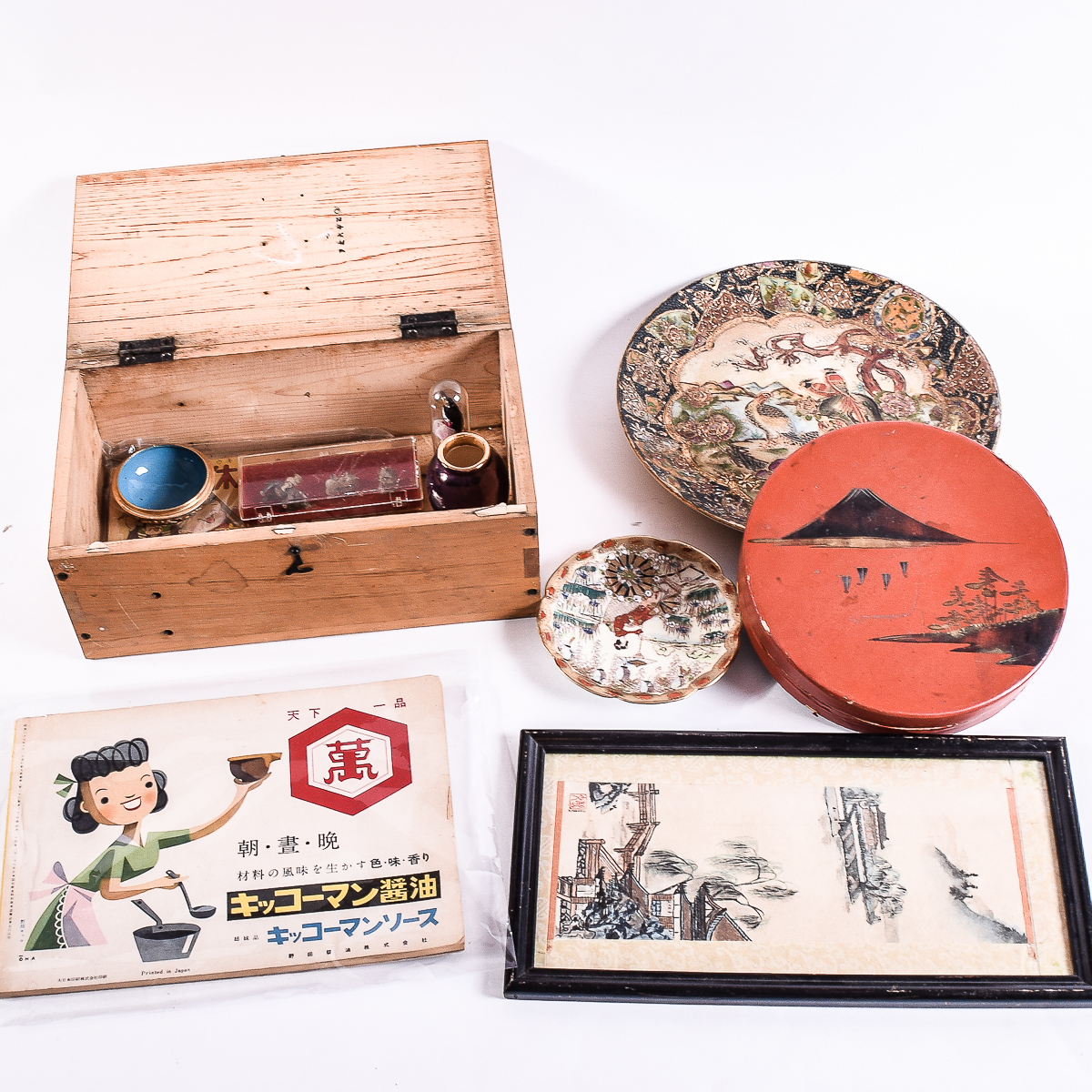 Variety of Vintage Japanese and Chinese Decor