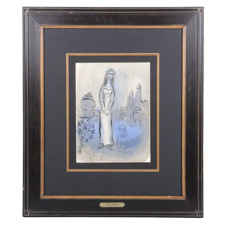 Marc Chagall Lithograph "Esther"