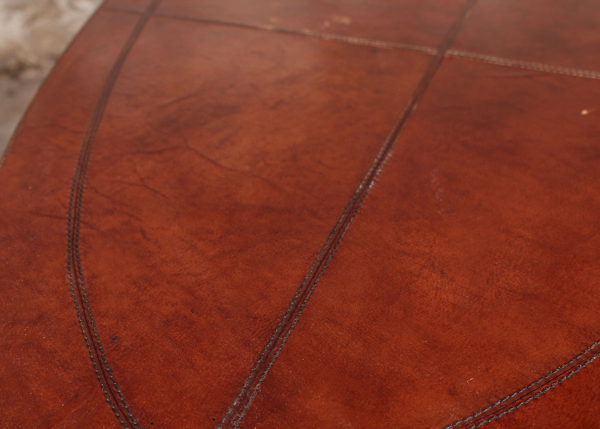 Mid Century Modern Style Arched Triangle Side Table Pair